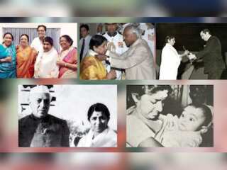 RIP Lata Mangeshkar: 10 rare pictures of the legendary singer from the archives