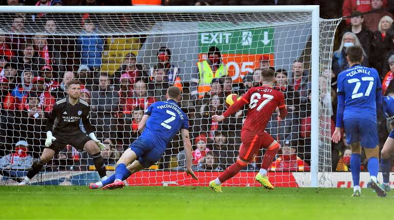 Jota, Minamino and Elliott score as Liverpool beat Cardiff City 3-1 to enter FA Cup fifth round Jota, Minamino and Elliott score as Liverpool beat Cardiff City 3-1 to enter FA Cup fifth round