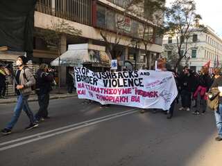 Athens: Hundreds of people protest against migrant pushbacks and border violence