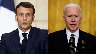 Before crucial trip to Russia, French President Emmanuel Macron talks to US President Joe Biden
