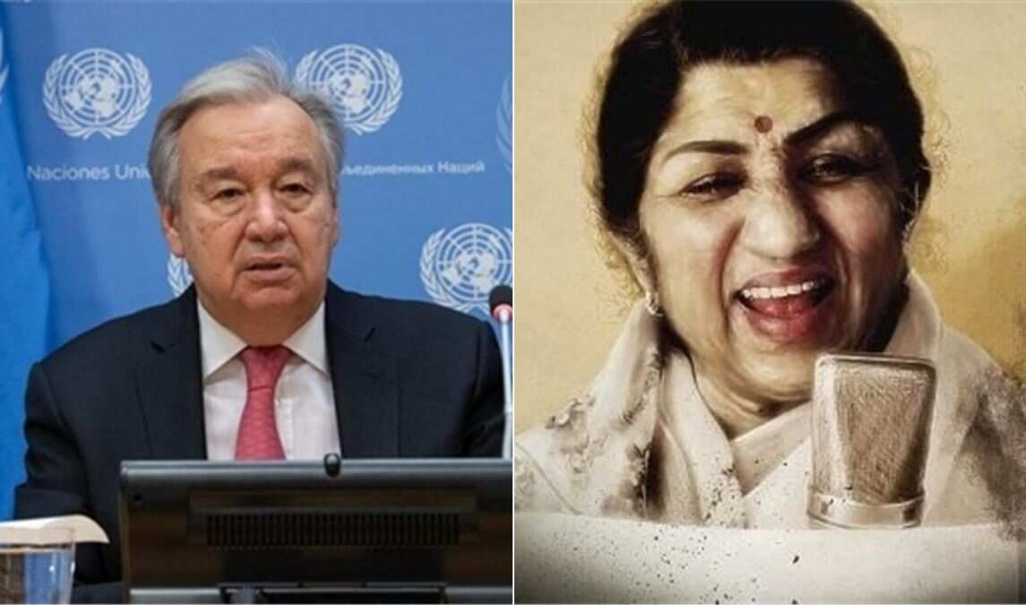 UN Secretary-General offers condolences on legendary singer Lata Mangeshkar's sad demise UN Secretary-General offers condolences on legendary singer Lata Mangeshkar's sad demise