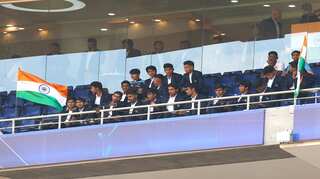 Yash Dhull-led U19 World Cup winning team watches 2nd ODI between India and West Indies - WATCH