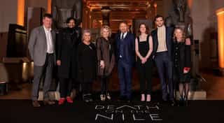 'Death On The Nile' cast and director Kenneth Branagh gather to celebrate the film's upcoming release 