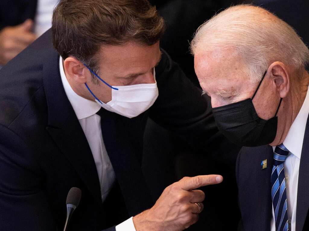 France's Macron briefs Biden after 'diplomatic meetings' over Russia-Ukraine tensions