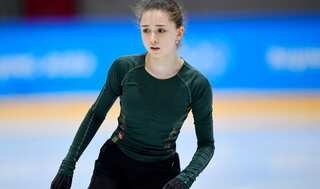 Beijing Olympics 2022: Russian figure skater Kamila Valieva at practice after reports of failed drug test