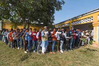 Watch: Bedridden Indian man goes to vote in 'ICU ward' attached to tractor trolly