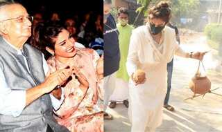 Breaking norms! Raveena Tandon performs last rites of father Ravi Tandon