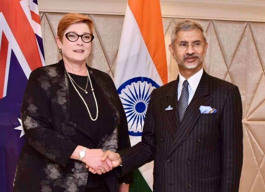 'Relation between India, Australia on a high,' Australian, Indian FM hail bilateral ties