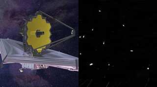 NASA's James Webb Space Telescope takes a space selfie