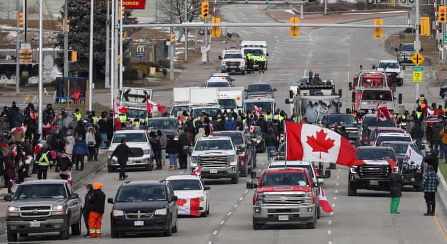 Canada prepares to open key bridge after 17 days of truckers protest