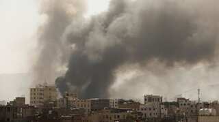 Saudi-led coalition destroys Houthi telecommunication system in Yemen's Sanaa, say reports