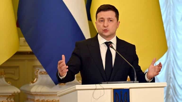 Approval ratings of Ukrainian President Volodymyr Zelensky fall amid Russia conflict