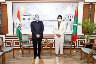 In Malé, India's defence secretary reaffirms capacity building for Maldives defence force