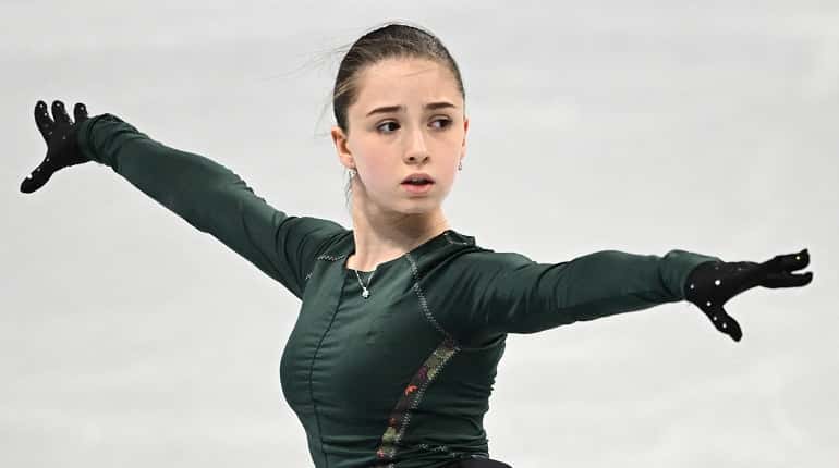 Russian Skater Kamila Valieva tops short programme standings in figure skating despite doping scandal Russian Skater Kamila Valieva tops short programme standings in figure skating despite doping scandal
