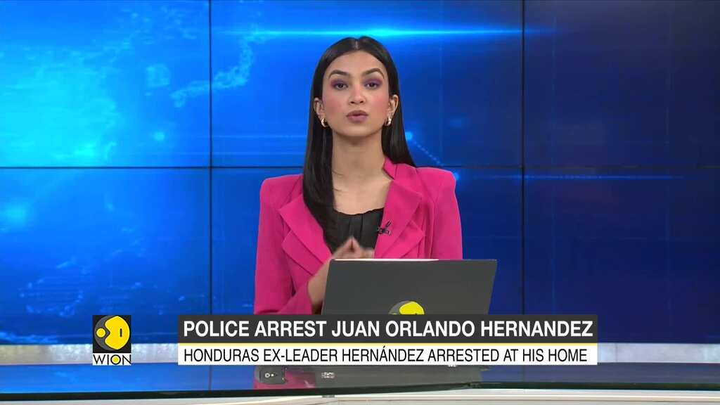 Former Honduran president arrested as US requests extradition on drugs charges | World News