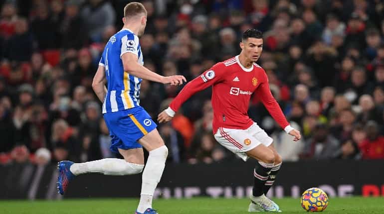 Premier League: Cristiano Ronaldo ends goal drought as Manchester United beat Brighton 2-1