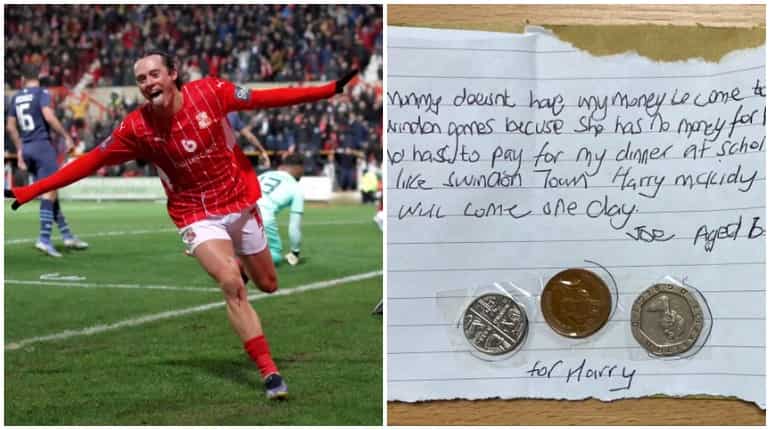 Fans raise WHOPPING sum for young kid who sent heartwarming note to favourite player Harry McKirdy