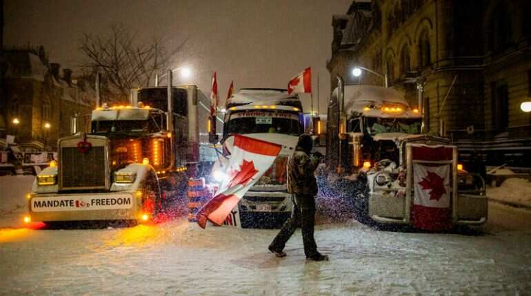 Canada police set to end siege of capital by protesters fighting COVID measures Canada police set to end siege of capital by protesters fighting COVID measures