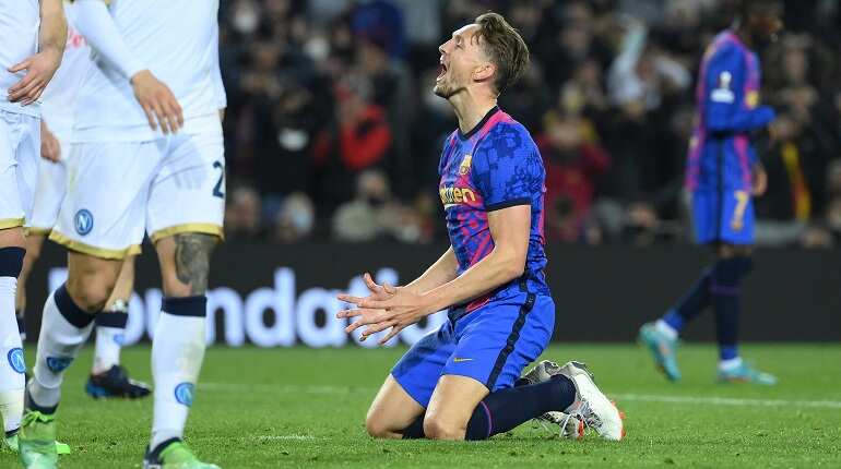 Europa League: Barcelona held to a draw by Napoli after Ferran Torres' equalizer