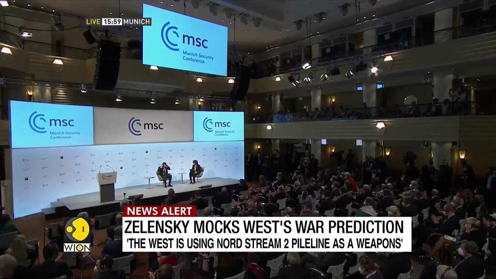 Ukraine President Volodymyr Zelensky questions NATO's intentions at Munich Security Conference
