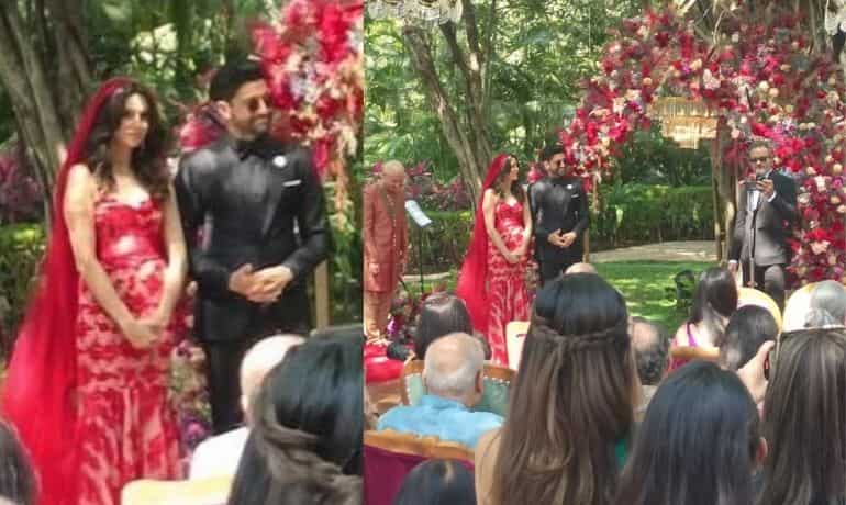 Farhan Akhtar and Shibani Dandekar are married! Check pics inside Farhan Akhtar and Shibani Dandekar are married! Check pics inside