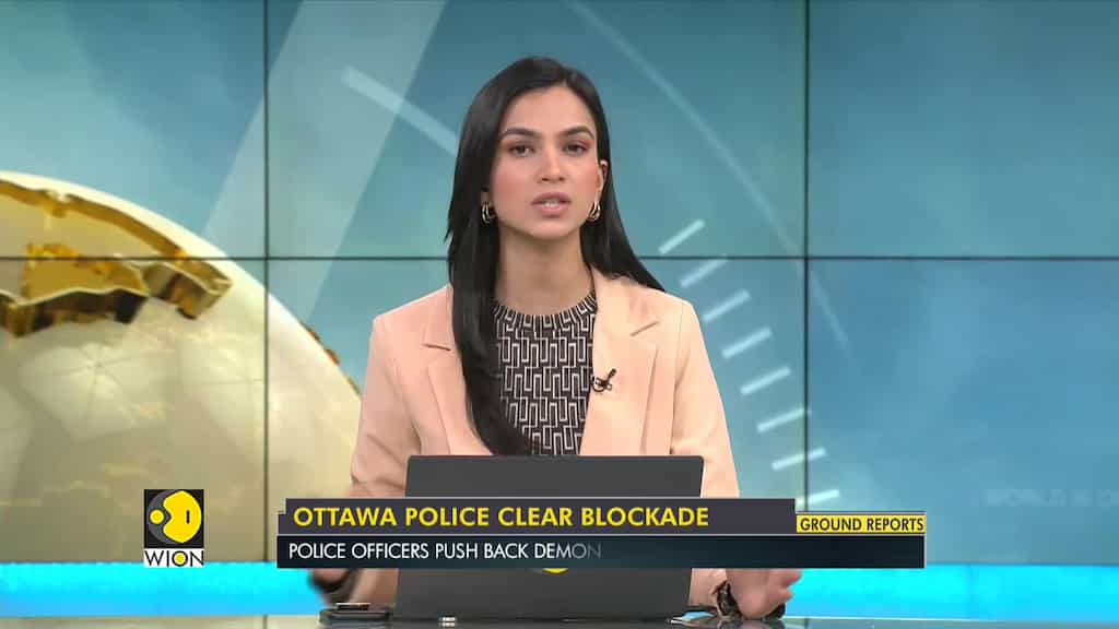 Canada truckers protest: Cops continue crackdown with baton, pepper spray
