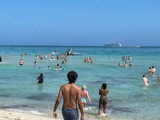Watch: Helicopter crashes near crowd at Miami beach, two people injured