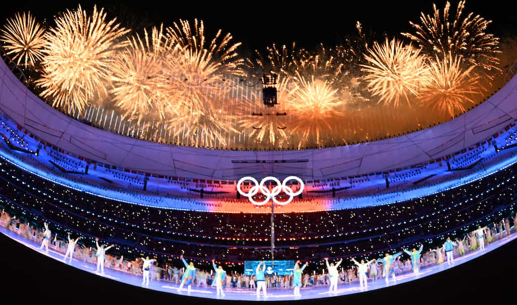 With Olympics closing ceremony, China celebrates a joyless triumph