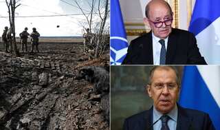 Russia-Ukraine crisis: French and Russian foreign ministers to speak on Monday