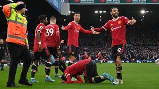 Police arrest nine after Manchester United's intense 4-2 Premier League win over Leeds