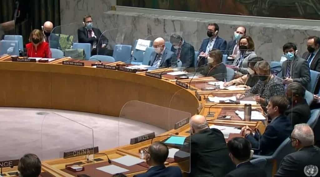 Ukraine's 2 breakaway regions are independent, Russian envoy speaks at the UNSC