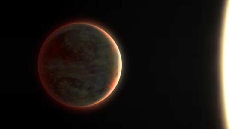 Astronomers believe liquid jewels rain on this sizzling exoplanet that has metal vapour clouds Astronomers believe liquid jewels rain on this sizzling exoplanet that has metal vapour clouds