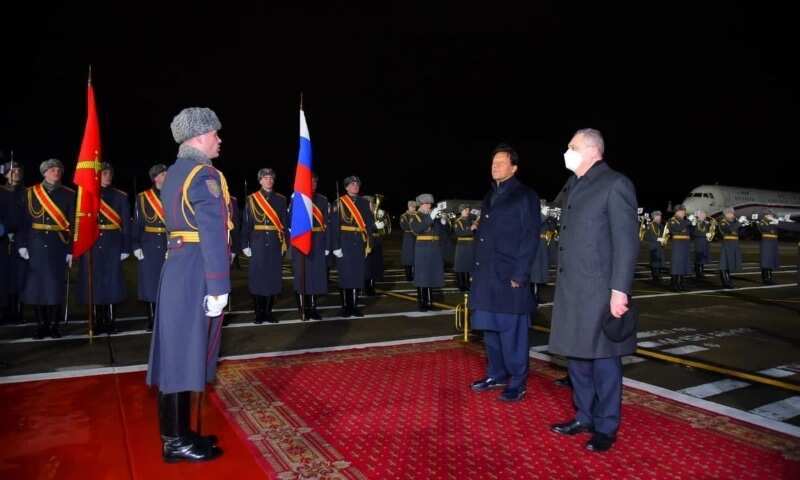 Pakistan PM Imran Khan arrives in Moscow to hold talks amid Ukraine crisis