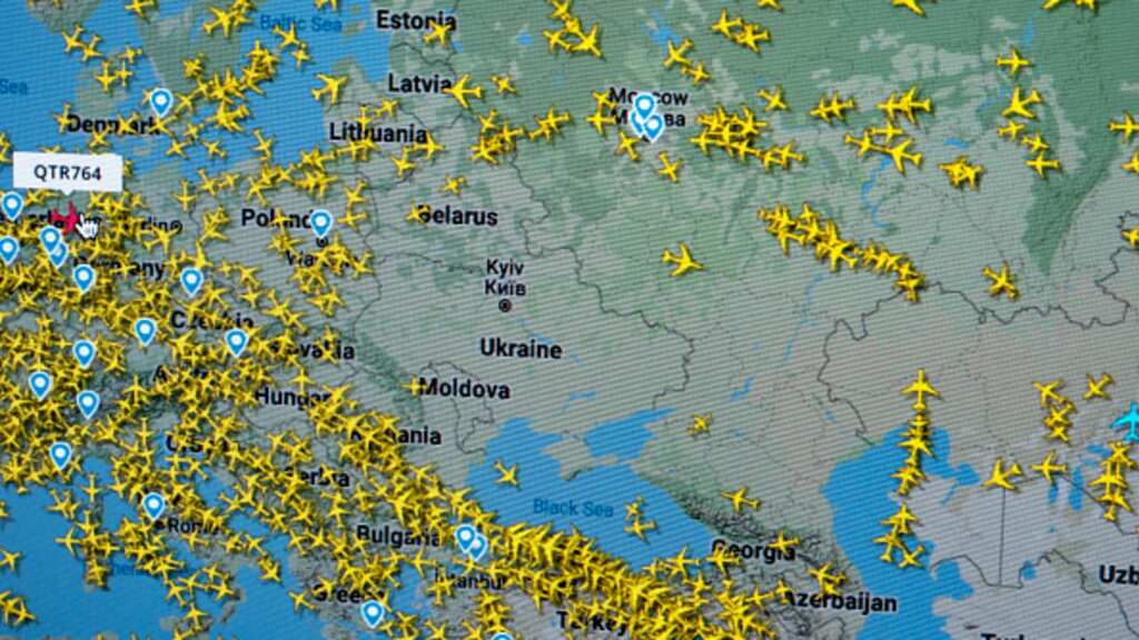 Countries shut their airspace amid Russian invasion of Ukraine