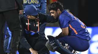 Ishan Kishan admitted to hospital after being hit on head by a nasty bouncer during 2nd T20I against SL