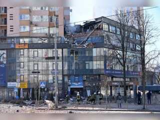 In Pics | Cities lay in ruins as Russia-Ukraine war continues for fourth day