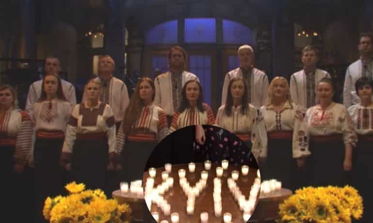 'Saturday Night Live' pays soulful tribute to Ukrainian people