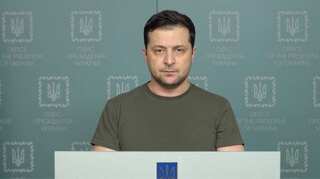 Ukrainian President Volodymyr Zelensky ready to talk with Russia, but not in Belarus