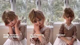 Watch: In viral video, little girl appeals for peace, end to Russia-Ukraine conflict. Is anybody listening?