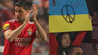 Ukrainian striker moved to tears after standing ovation from Benfica fans, video goes viral - WATCH