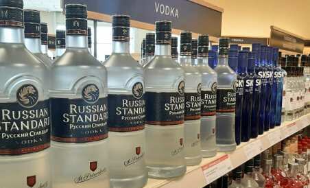 Russian vodka to be removed from shelves in US and Canada