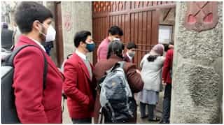Schools re-open after a gap of 32 months in Kashmir Valley