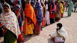 Polling underway for sixth phase in India’s Uttar Pradesh state