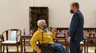 'It's a miracle that we're here': Ukraine team arrives safely in Beijing ahead of Winter Paralympics