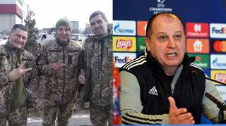Ukrainian football manager who beat Real Madrid last year is now on battlefield for his country