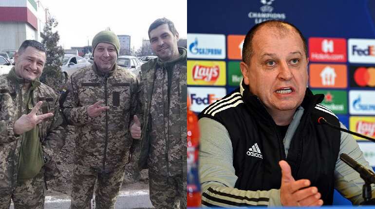 Ukrainian football manager who beat Real Madrid last year is now on battlefield for his country