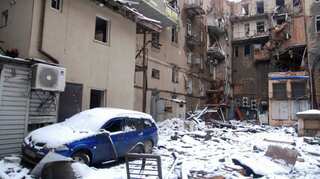 Ukrainian forces destroy parts of Russian armoured column in Kharkiv