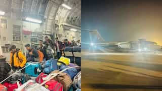 Sigh of relief: 183 Indian citizens reach Delhi in special flight under Operation Ganga