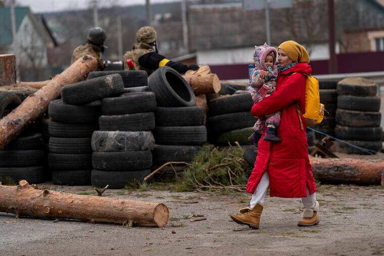 Ukrainians barricade the city of Kyiv as Ukraine continues to resist Russian aggression