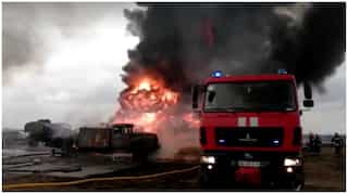 Russia has destroyed civilian airport in Ukraine, says Zelensky